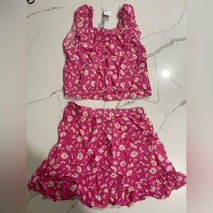 PLACE Pink Floral Two-Piece Set